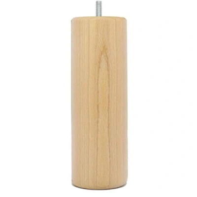 Imagen de La fabrique de Patas am20170011 Juego 4 Cama Cilindros Madera Barnizado Claro 20 x 7 cm