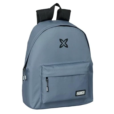 Imagen de Safta MUNICH BÁSICOS Day Pack Infantil, Mochila Calidad y Máxima Resistencia, Cómoda Versátil, 33x15x42 cm, Color Gris