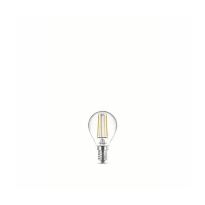 Imagen de Philips Bombilla LED clásica E14 P45 4,3 W transparente 4.000 K