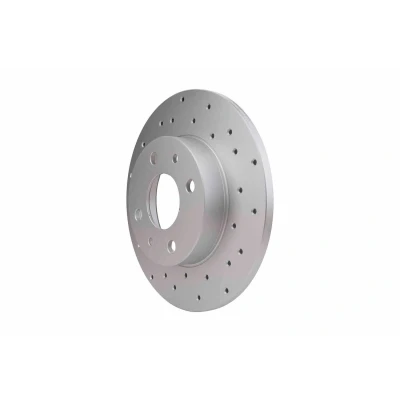Imagen de HELLA 8DD 355 134 891 Disco de freno 240 11 04/06 98 perforado, macizo revestido sin perno sujeción rueda, buje rueda