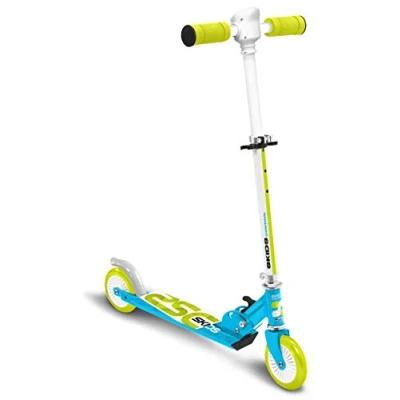 Imagen de Stamp Patinete Plegable Skids Control Azul con velocímetro, Color, One Size manillares Regulables en Altura (JS123008)