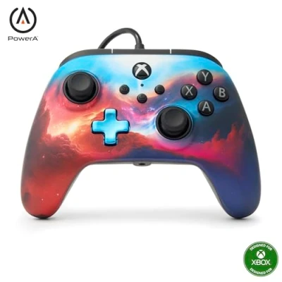 Imagen de Power A mando alámbrico Advantage para Xbox Series XS Epoche Anomalie, mando, videojuegos con cable, juegos, funciona