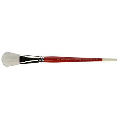 Imagen de Winsor &amp; Newton Alvin WN5418010 10 pulg Universidad 237 Brillante Acr lico y leo mango largo Cepillo Paquete De 3