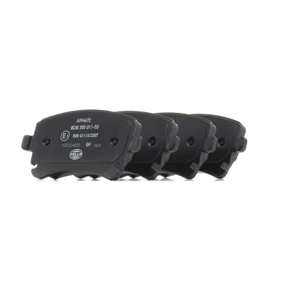 Imagen de HELLA 8DB 355 011 531 Juego de pastillas freno con contacto avisador desgaste tornillos pinza accesorios