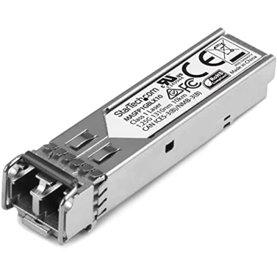 Imagen de StarTech.com Módulo SFP Compatible con Cisco Meraki MA 1Gb LX10 1000BASE LX Monomodo 1GbE Ethernet Gigabit LC 10km 1310nm MS225, MX400, MS250 DDM (MASFP1GBLX10)