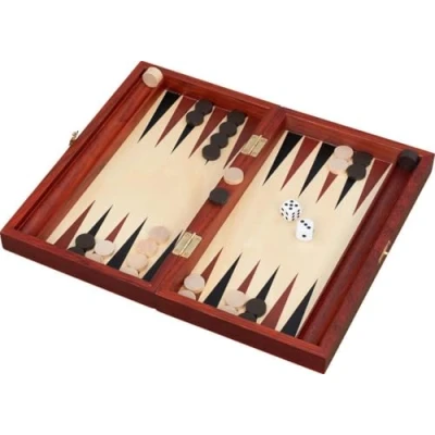 Imagen de GOKI Backgammon Juegos Tradicionales, Multicolor (56322)