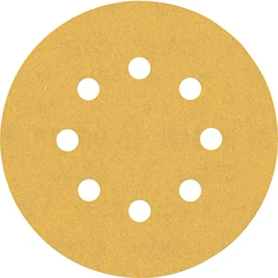 Imagen de Bosch Professional 5 x Lijas Expert C470 con 8 agujeros, para Madera dura, Pintura sobre madera, 125 mm, Grano 180, Accesorios Lijadora excéntrica