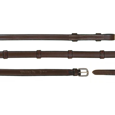 Imagen de Dyon Double bridle reins leather stops