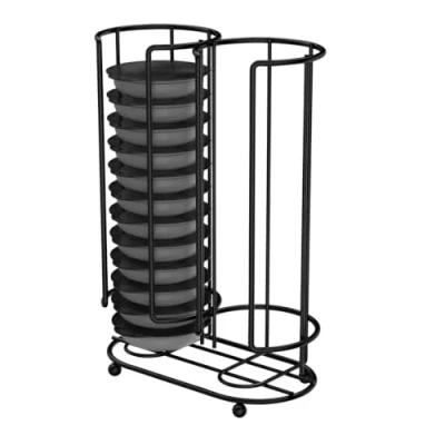 Imagen de Xavax Soporte para 26 Cápsulas de Café Tassimo (Soporte y Almohadillas Bosch, por ejemplo, Jacobs, Kenco, Twinings, Carte Noire, Cadbury, L&#039;OR) Color Negro