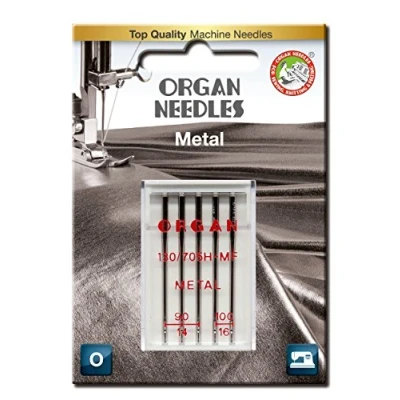 Imagen de Organ Needles Metallic #90 #100 Combo Metálico x 5 Agujas