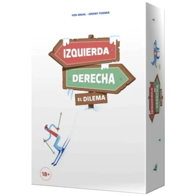 Imagen de Asmodee Cojones Games Izquierda Derecha, el dilema Juego de Cartas en Español, LRDSP01