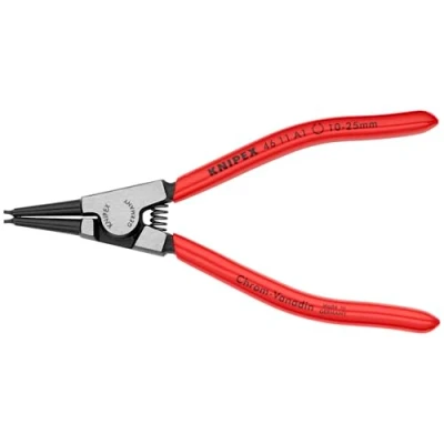 Imagen de Knipex Alicate para arandelas exteriores de ejes negro atramentado, recubiertos plástico 140 mm 46 11 A1