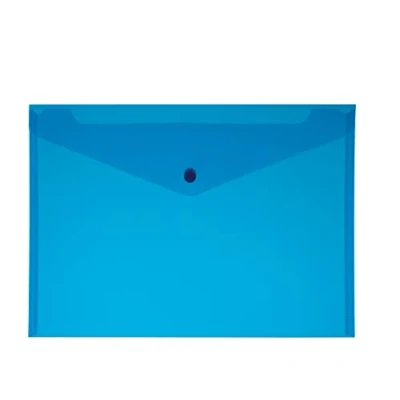 Imagen de Alevar Sobres A5 con cierre de gancho y ojal azul, paquete 5 unidades.
