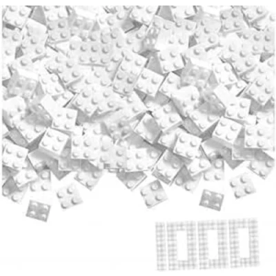 Imagen de Simba 104114119 Blox Bloques de construcción (4 piezas, 1000 unidades), color blanco , color/modelo surtido