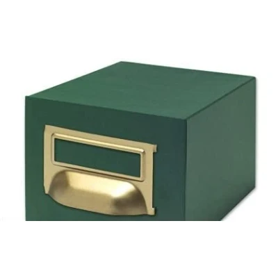 Imagen de Fichero fichas tela verde 500 n.1 tamaño 65x95 mm