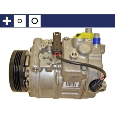 Imagen de MAHLE ORIGINAL ACP 1428 000S Compresor de Aire Acondicionado 7SEU17C 12 PAG 46 R 134 a con junta anular BMW: 5 Berlina, 3 Coupé, Berlina