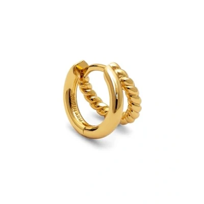 Imagen de Singularu Double Tressia Pendiente individual goldcoloured, Mujer, Talla: One Size, Gold/coloured
