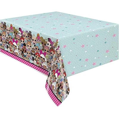 Imagen de Unique Party Mantel de Plástico 2,13 m x 1,37 Diseño LOL Surprise (79113)