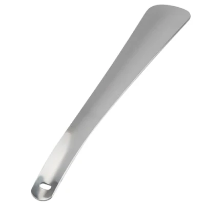 Imagen de HERCHR Calzador de Metal Resistente, Acero Inoxidable para Personas Mayores con Colgante Agujero, Zapatos Largo, Fácil Utilizar Zapato Elevador