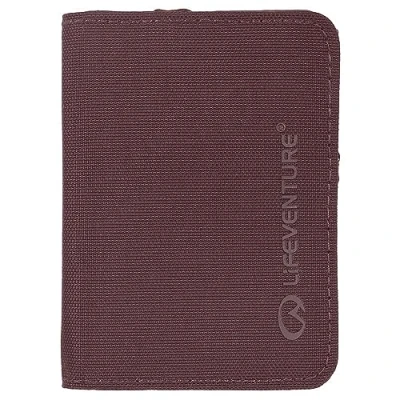 Imagen de Lifeventure Cartera para Tarjetas con Protección RFID, Delgada Viajes, Material Reciclable, Ciruela