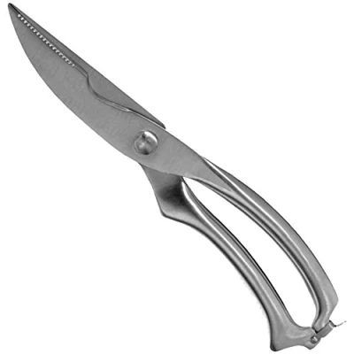 Imagen de Westmark Tijeras para aves de corral, con resorte interior y cierre, Longitud la hoja corte: 8 cm, Acero inoxidable, Modern, Plata, 13732280