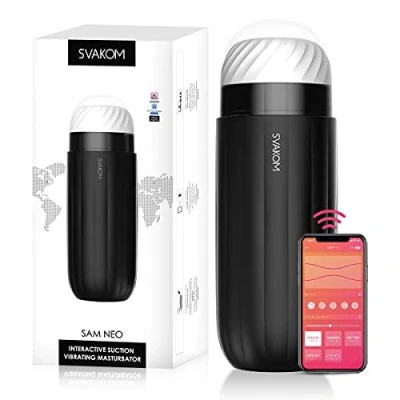 Imagen de NEO Masturbtore Per Uomini Elettrici Sex Toys, Masturbatore Uomo con 25 Modalità di Funzione Vibrazioni e Succhia, Toysper Uomini, Masturbatori a coppa