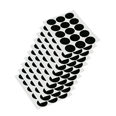 Imagen de EMUCA Tapa embellecedora Adhesiva, Ø20mm, Negro, Lote de 150