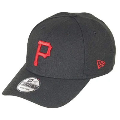Imagen de New Era Pittsburgh Pirates 9forty Adjustable Snapback Cap MLB Essential Black/Red One Size