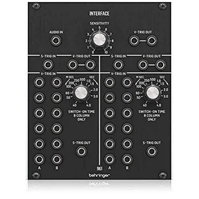 Imagen de Behringer 961 INTERFACE Módulo convertidor de disparador analógico multicanal legendario para Eurorack
