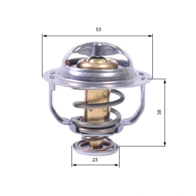 Imagen de GATES TH42895G1 Termostato, refrigerante 95 con juntas sin carcasa (cárter) AUDI: A5 B8 Coupé, A3 Hatchback, A4 Berlina, VOLKSWAGEN: GOLF 6
