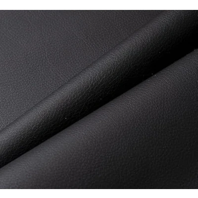 Imagen de Tela de Polipiel para Tapizar 140CM Ancho. Piel Sintética Suave Muebles, Hogar, Accesorios, Manualidades, Confección, Cuero Sintético.100% España. (Negro, 5 Metros)