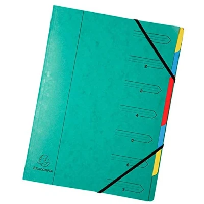 Imagen de Exacompta 54073E Verde Carpeta (Verde, A4, 240 mm, 320 140 g)