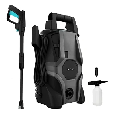 Imagen de Cecotec Hidrolimpiadora de Alta Presión HydroBoost 1400 Essential, W, Hogar, Jardín o Coche, Caudal 426 l/h, 105 Bares, Bomba Aluminio, Radio acción 9 m Multicolor