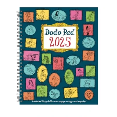 Imagen de Dodo Pad Original Desk Diary 2025 Week to View, Calendar Year Diary: A Organiser Planner Book with space for up 5 people/appointments/activities. UK made, sustainable, plastic free
