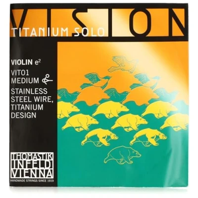 Imagen de Thomastik Cuerdas de violín Solo Vision, Acero titanio 4/4