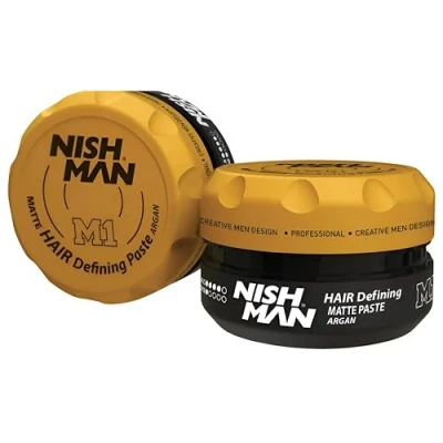 Imagen de NISHMAN M1 Matte Hair Styling Defining Pasta con argán, 100 ml