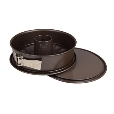 Imagen de Dr. Oetker 4707 Back Edition de 28 cm diámetro, con Base Plana y Tubular, Acero aleado, Molde Desmontable 2 estantes