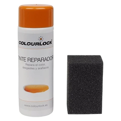 Imagen de COLOURLOCK Tinte reparador Cuero/Piel F034 (Negro), 150 ml restaura el Color del Cuero en Coches, sofás, Ropa, Bolsos