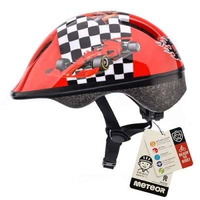 Imagen de Casco Bicicleta Bebe Helmet Bici Ciclismo para Niño Cascos Infantil Patinete Montaña BMX Carretera Skate Patines monopatines (XS 44 48 cm, Race Team)