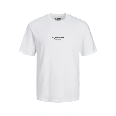 Imagen de Jack &amp; Jones Jorvesterbro SS CREW NECK NOOS Camiseta estampada, Talla: XXL, Bright white