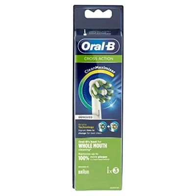 Imagen de Oral b Replacement brush heads (eb50) cross action 3ct 80338444