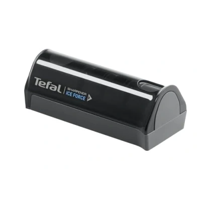 Imagen de Tefal afilador de cuchillos Ice Force K26505 profesional mano, repara, afila y pule, barras diamante cerámica japonesa, universal, base antideslizante