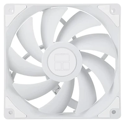 Imagen de Thermalright TL C12CW Ventilador para CPU (120 mm, 4 pines, PWM, rodamiento S FDB, hasta 1550 rpm, color blanco)