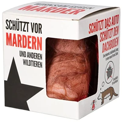Imagen de KOTARBAU® Ahuyentador de Martas, Comadrejas y Mustélidos, Disuasivo para animales, natural pelo los perros, Protección contra animales coche o casa, Repelente depredadores