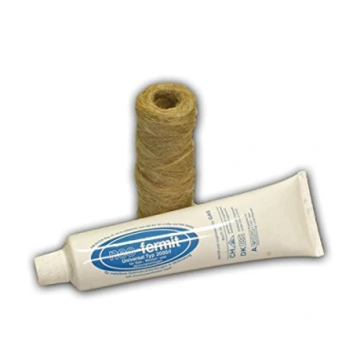 Imagen de 123Stahl Shop Juego de sellador rosca: cáñamo 80 g bobina Neo Fermit pasta selladora 150