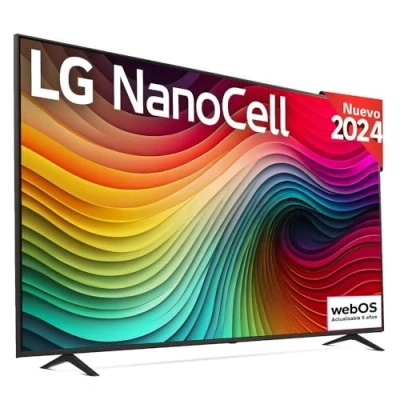 Imagen de TV LED 75&quot; LG 75NANO82T6B, UHD 4K, Procesador Inteligente 4K α5 Gen7, Smart TV, DVB T2 (H.265), Negro