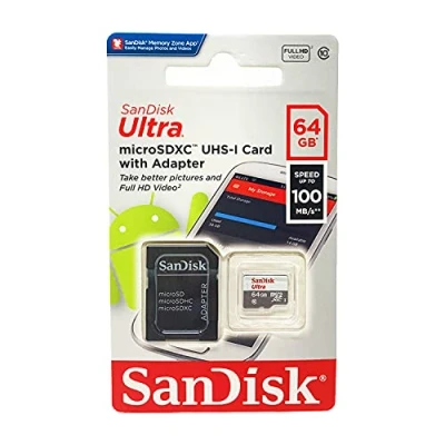 Imagen de Tarjeta Memoría Micro Sd Sandisk Ultra Android Microsdhc 64gb