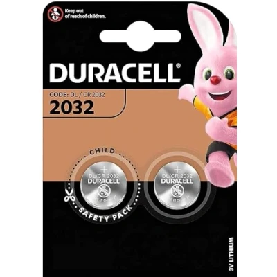 Imagen de Duracell Lote de 2 Pilas botón (Litio, 2032 CR2032 DL2032)