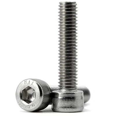Imagen de (8 unidades) M8 x 100 mm Tornillo Allen Acero Inoxidable 304 Tornillos cilíndricos con hexágono interior, rosca completa