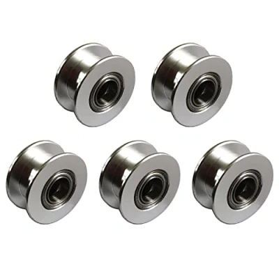 Imagen de WINSINN GT2 Polea de inversión sin dientes, 20 6 mm diámetro, ancho, rueda aluminio para impresora 3D (5 unidades)